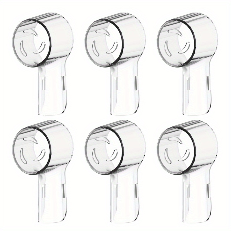 6pcs Brush Head Covers For Oral B Electric Toothbrush Clean And Safe Toothbrush Heads Covers Pack Of 6pcs P15f