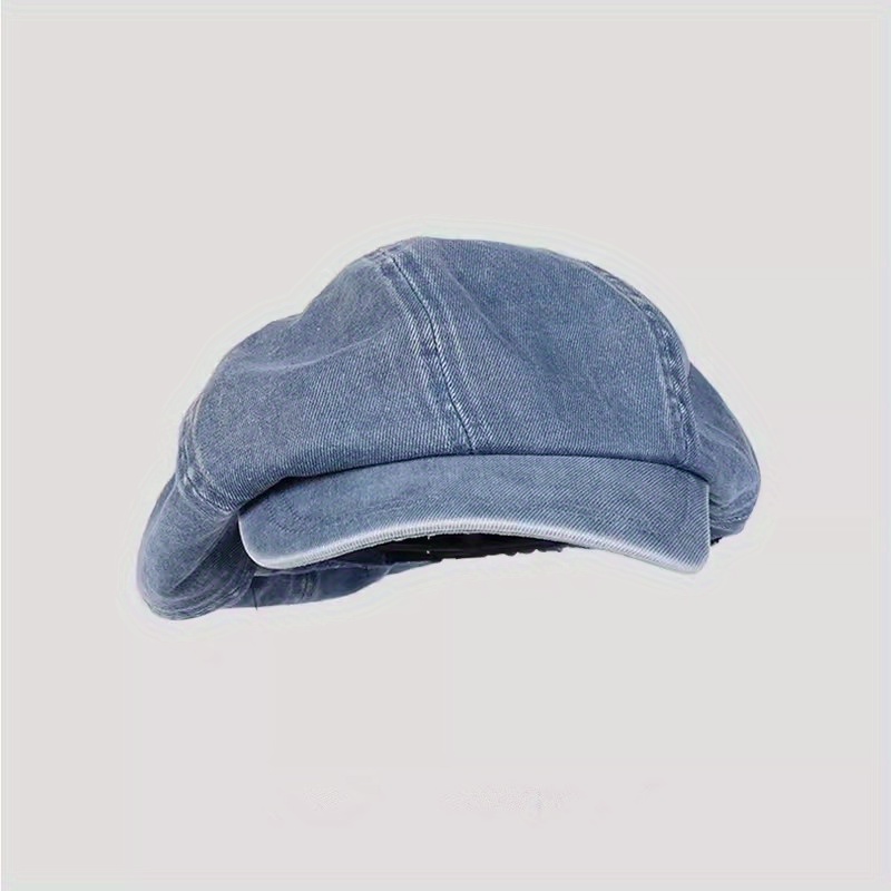 新品未使用　CPH　BERET / 8 PANEL DENIM womens denim newsboy beret cap visor cap elegant paperboy - Temu