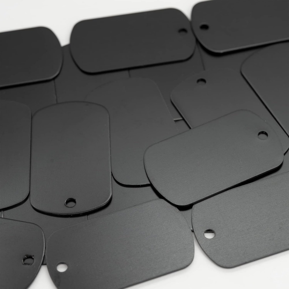 blank dog tags sold on Temu United States