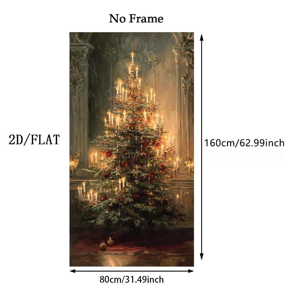 TEMU 2d Flat, 2d/flat 1pc Large Unframed Canvas Art Poster, 1pc Large Unframed Modern Canvas Art, Measuring 31.49x62.99 Inches Or 80x160cm, Featuring