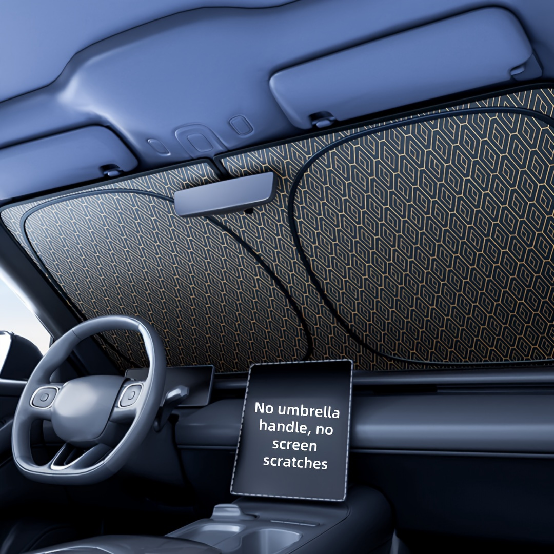 titanium silver car sunshade, heat shield for front and rear windows