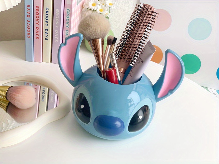   pencil holder   makeup brush holder flower pot decorative gift desktop head shaped storage container Product details 1