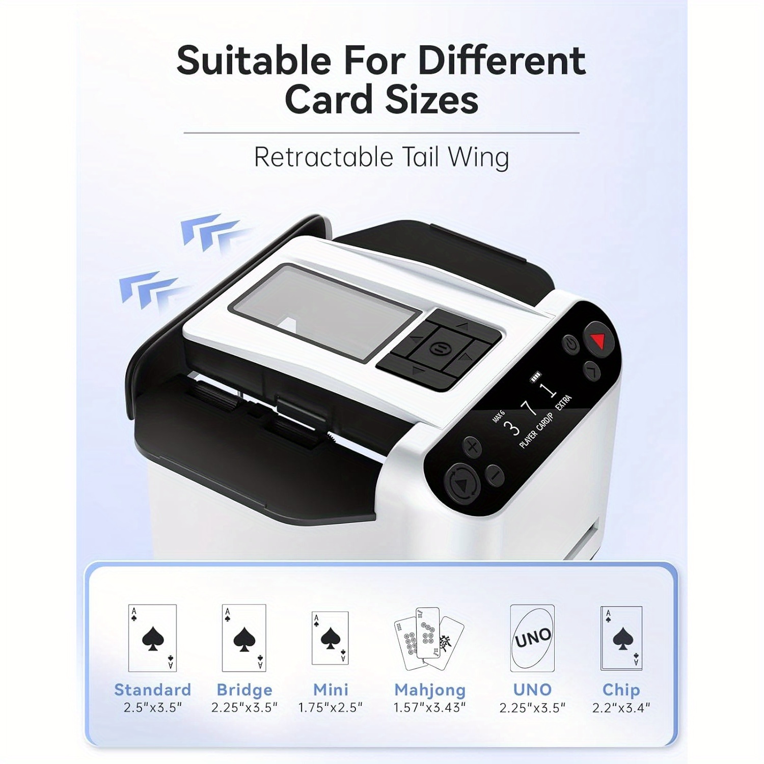 Máquina Barajadora Y Repartidora Automática 2 En 1 Con Giro 360° - Batería 5200 MAh, Hasta 8 Jugadores Para Póker Y Texas Hold'em