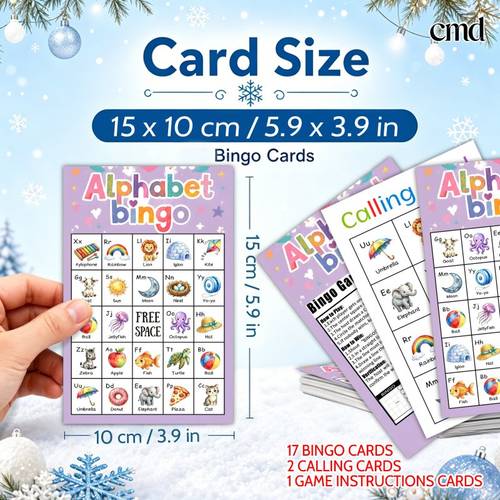 20pcs cmd bingo cards 20pcs alphabet bingo cards abc and learn bingo game set watercolor themed party game and decoration supplies