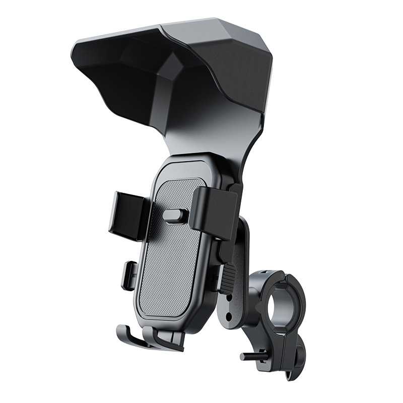 TEMU YASEENLIN - Supporto per telefono singolo progettato per manubri di biciclette e moto, con rotazione gradi e design regolabile, completo di