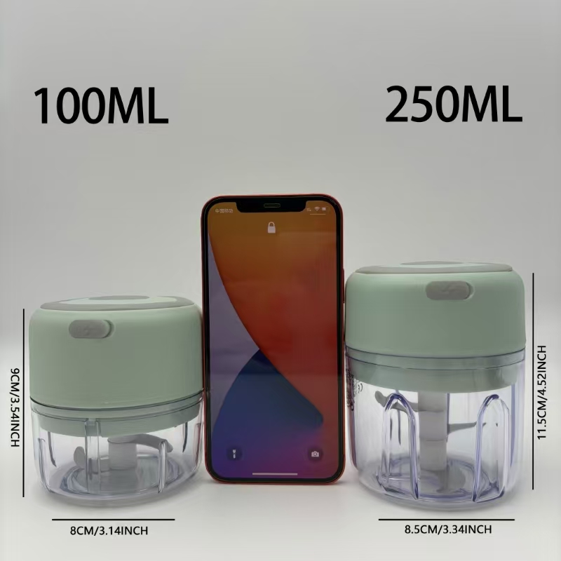 electric mini garlic chopper, portable rechargeable food processor with usb, stainless steel blades, garlic blender for garlic, onion, meat, chili,   tool( ), garlic mincer, meal prep tool, food preparation, portable chopper, handheld blender,   chopping, durable plastic, meat grinder, onion chopper,  , cooking enthusiasts Product details 5