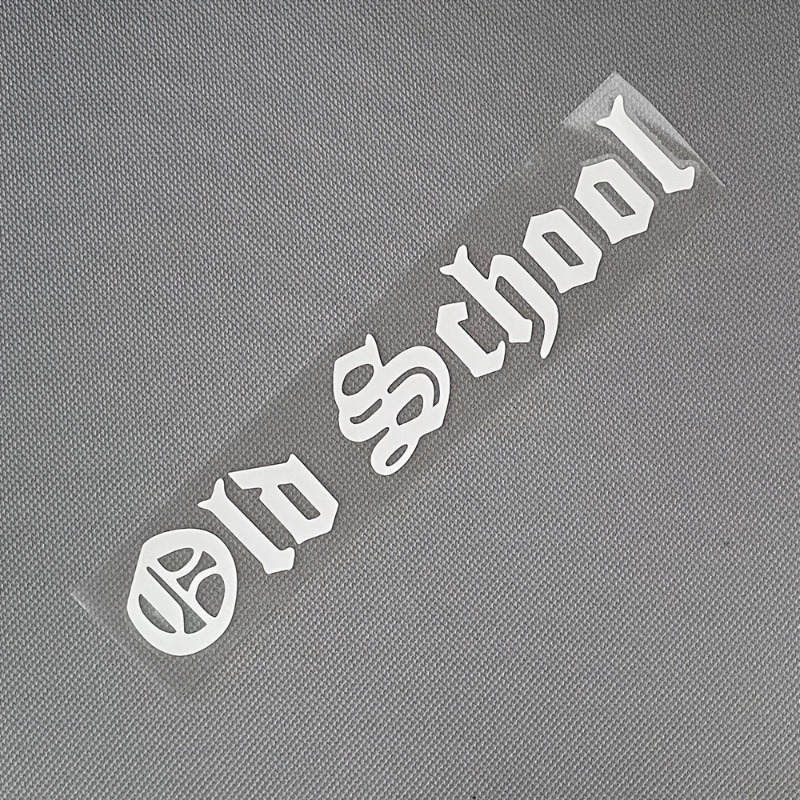 Old School Large Vinyl Stickers - Suitable For Cars, Trucks, Walls, Laptops, Windows, Motorcycles, Bumpers - Only Stickers Motorcycle Helmet Stickers, Motorcycle Stickers