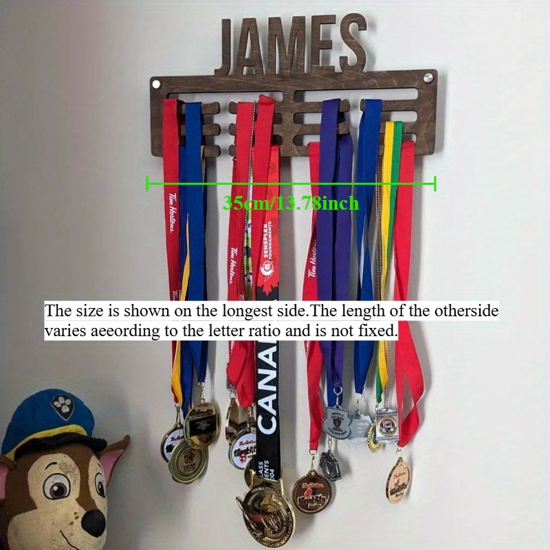 TEMU Wall Sculptures, Modern Custom Trophy Display Stand, Medal Display Stand, Contemporary Wooden Trophy Display Stand, Medal Storage Stand, Room