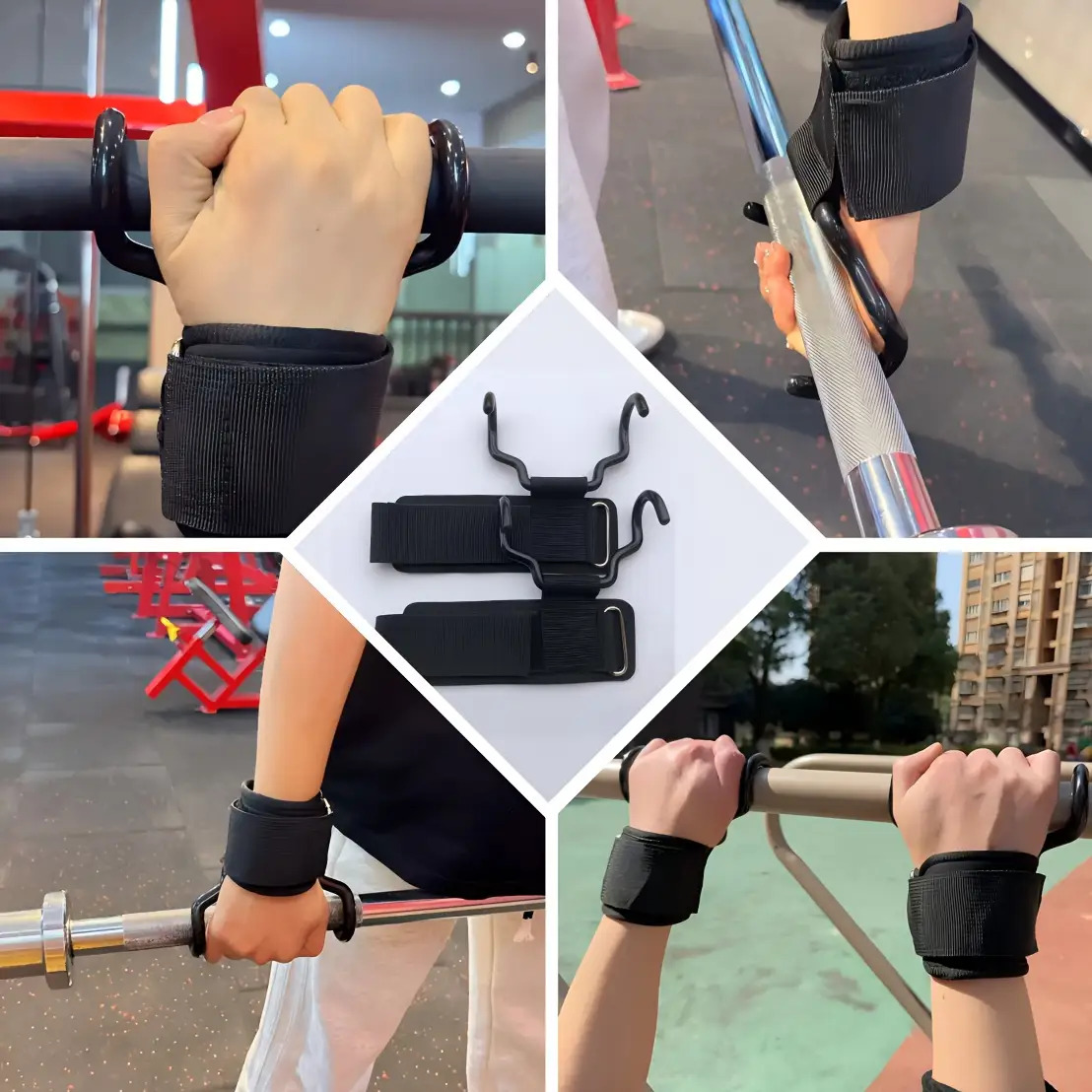 heavy duty gym weightlifting wrist hooks for men and women pair 300 lbs suitable for deadlifts pull ups strength training 0 39 inches 1 0cm youth grip lifting straps weight lifting equipment gym equipment for home gym rope gym attachments gym accessories gym equipment weightlifting gear pullup assistance durable wrist supports   design       material home gym   fitness enthusiasts Product details 1
