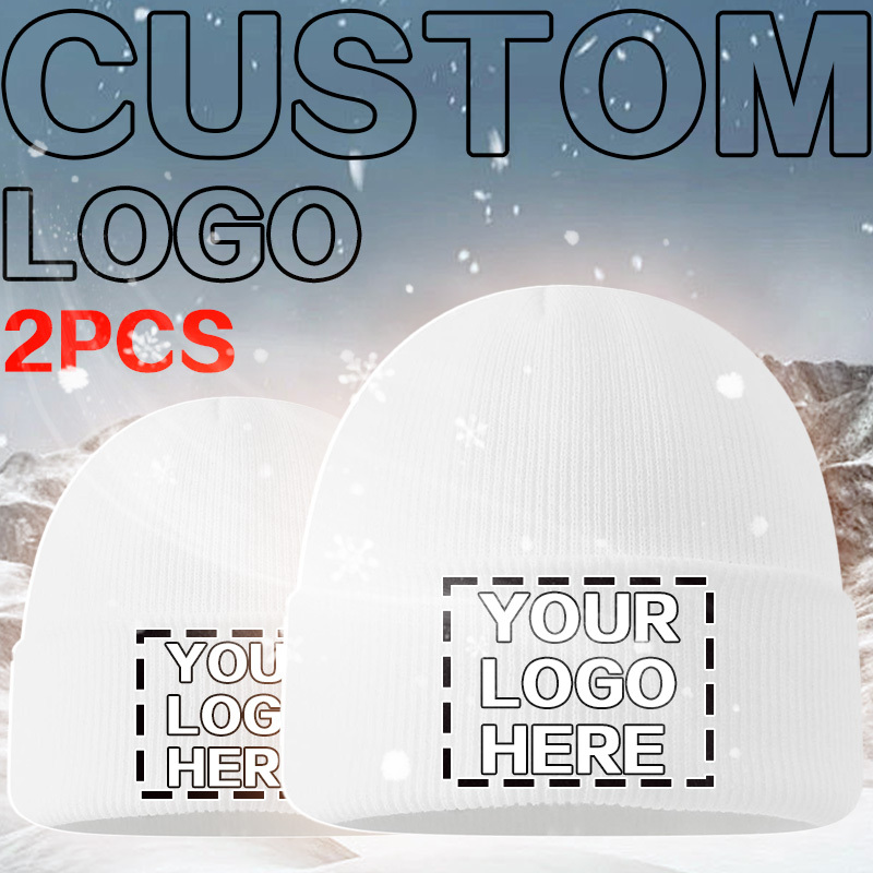 TEMU Customization Of 2pcs Hats, Unisex, Personalized Hats, Photo And Text Printing