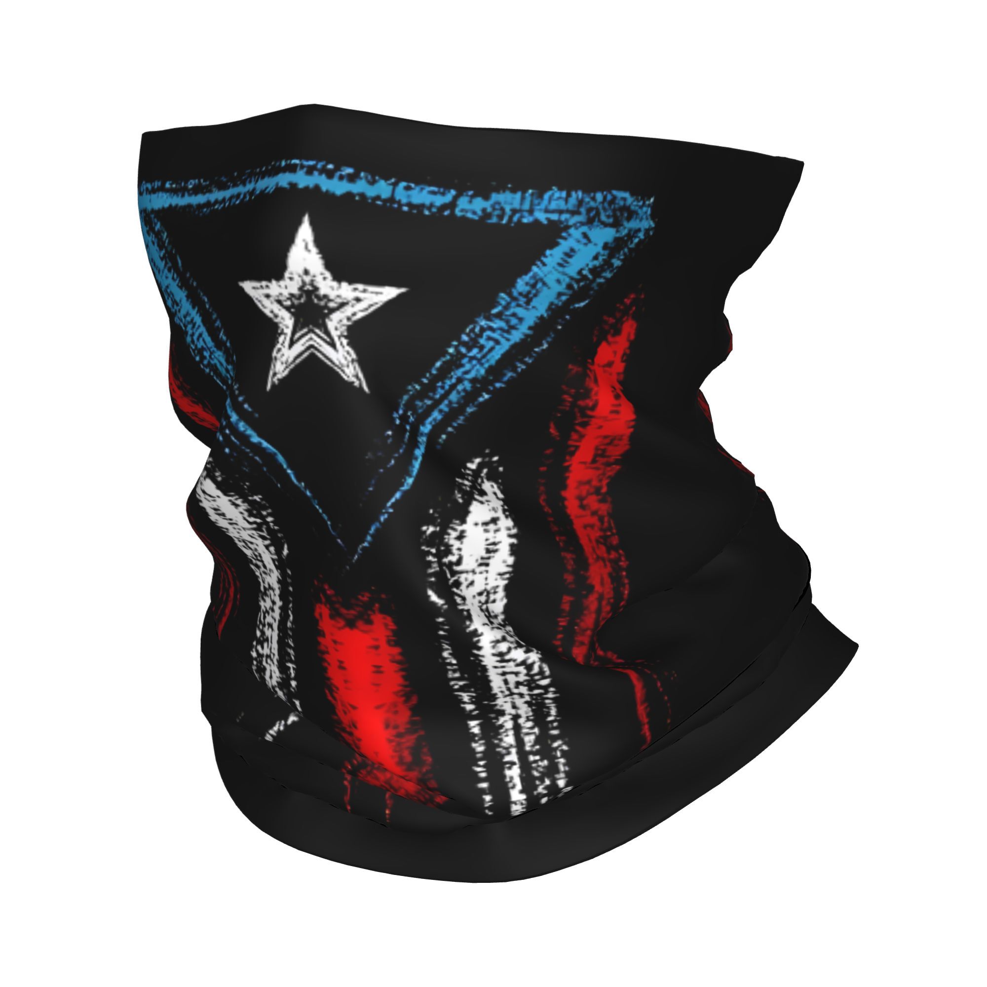 TEMU 2d Print Design Puerto Bandana Neck Scarf Multi-use Sports Accessory For Men And Women Face Cover