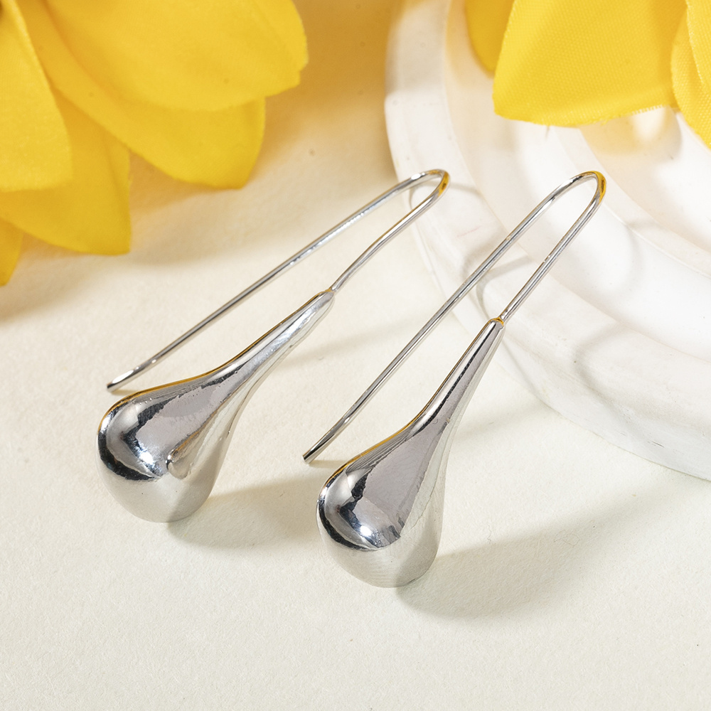 E-shop Luxuriöse Geometrische Elegante Wassertropfen Ohrringe für Frauen – Hochzeit, Engagement, Party Schmuck Accessoires – Ohne Box