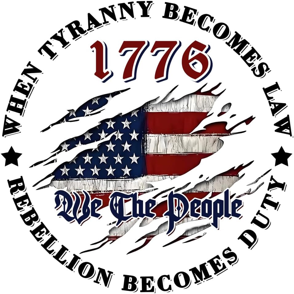 TEMU 1776 Vintage-style American Flag Stickers - Patriotic Vinyl Decals Suitable For Cars, Trucks, Suv Windows - For Indoor And Outdoor Use -