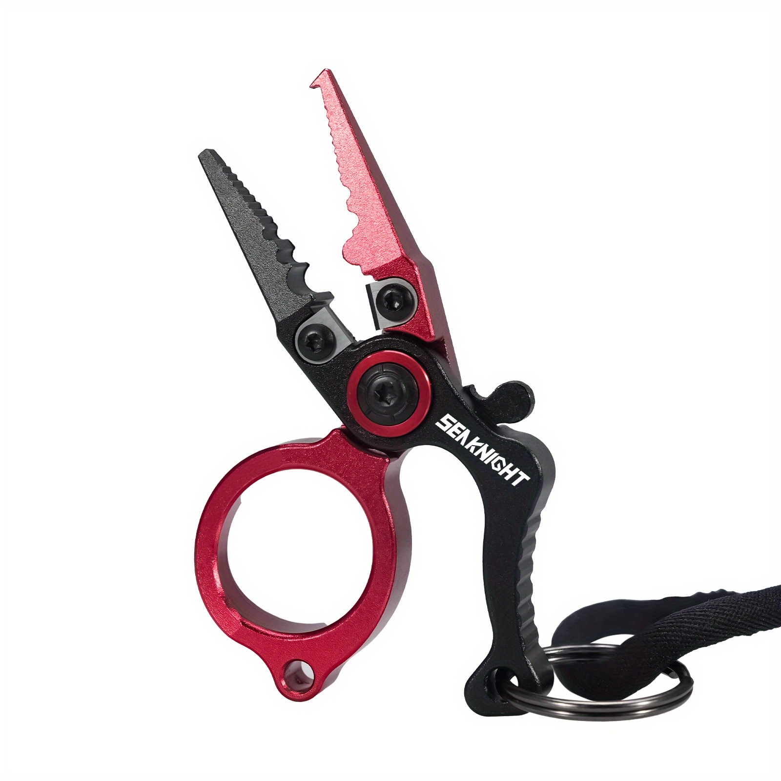 TEMU Seaknight Mini Lure Pliers, Locking Aluminum Alloy Pliers - Line Cutter, Loop Remover, 28g/0.99oz, Available