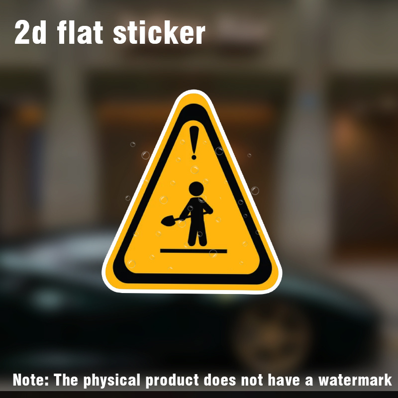 item picture   warning sign car bumper sticker decal dimensions vinyl cut out stickers bumper stickers for windows trucks cars laptops macbooks etc