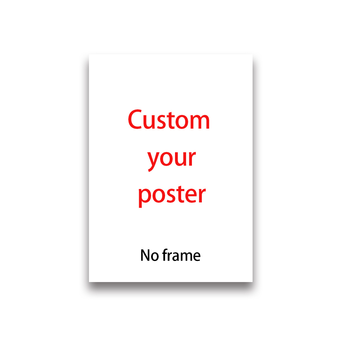 TEMU 2d Flat, 2d Flat, 1pc, Customize Your Poster, Custom Family Photo/pet Photo, Custom Wedding Photo/birthday Photo, Frameless Wall Art,