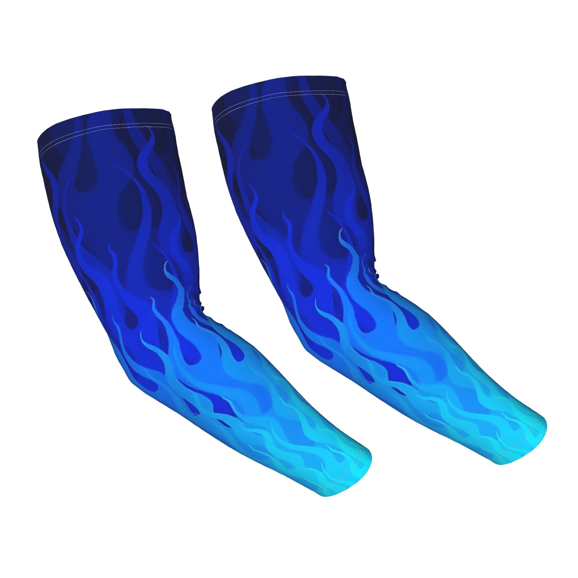 TEMU Manchon Burning Flames pour sports de , confortable, avec motif imprimé 2D