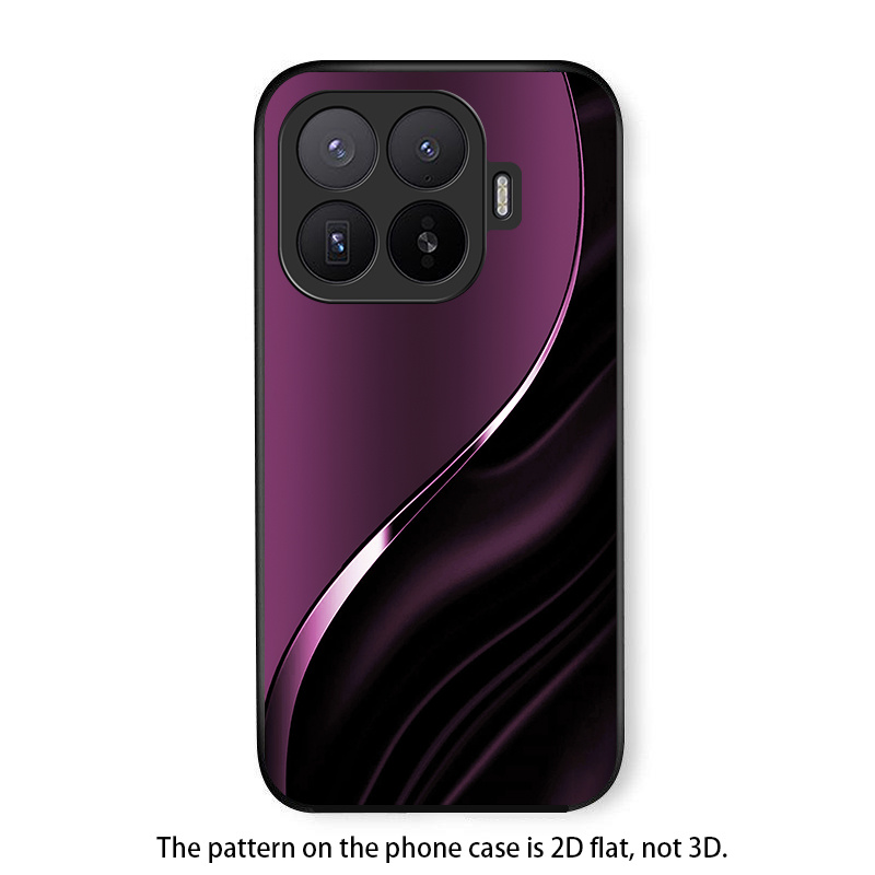TEMU Phone Case: 2d Flat Phone Case Suitable For Xiaomi 17t/17t Pro/poco F7/poco M7 4g Acrylic Phone Case With Glossy Glass-like Finish, Hard Casing,