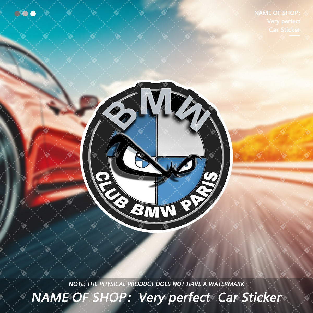 

Clib For Bmw Paris Waterproof Vinyl Car Stickers, Motorcycle Stickers, Laptop Stickers - A Touch Of To - Perfect , Suvs - Unique Gifts - Creative Car Accessories