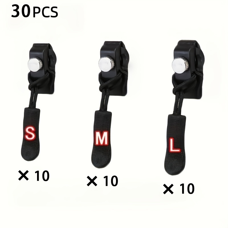 TEMU Kit di riparazione cerniere da 30 pezzi, 3 diverse dimensioni, testine per cerniere staccabili, facile sostituzione per riparare valigie, borse,