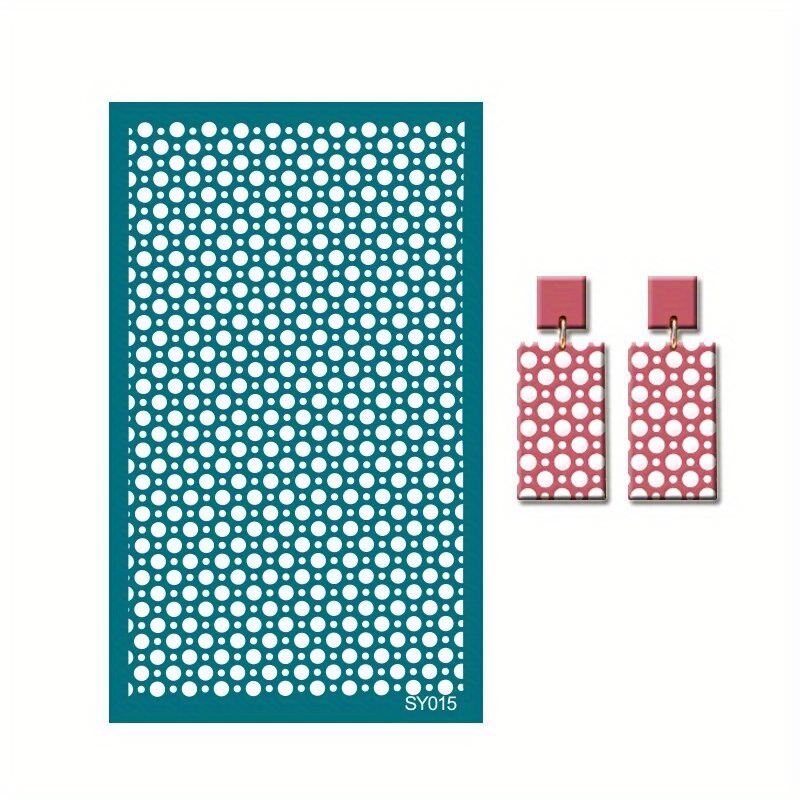 New Screen Stencils for Polymer Clay Reusable Print Kit