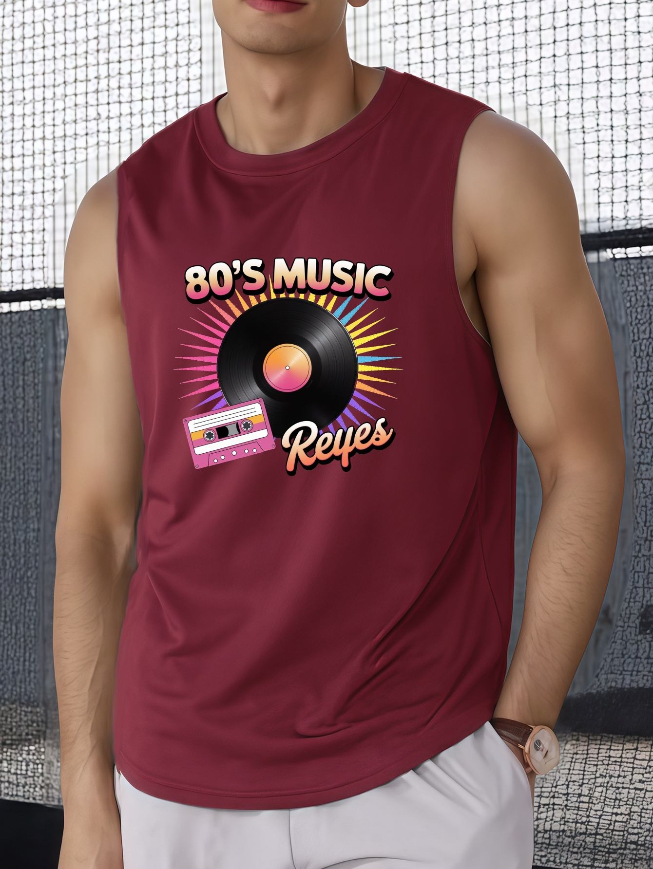 men's big tall retro vest vintage sleeveless shirt Temu Mauritius