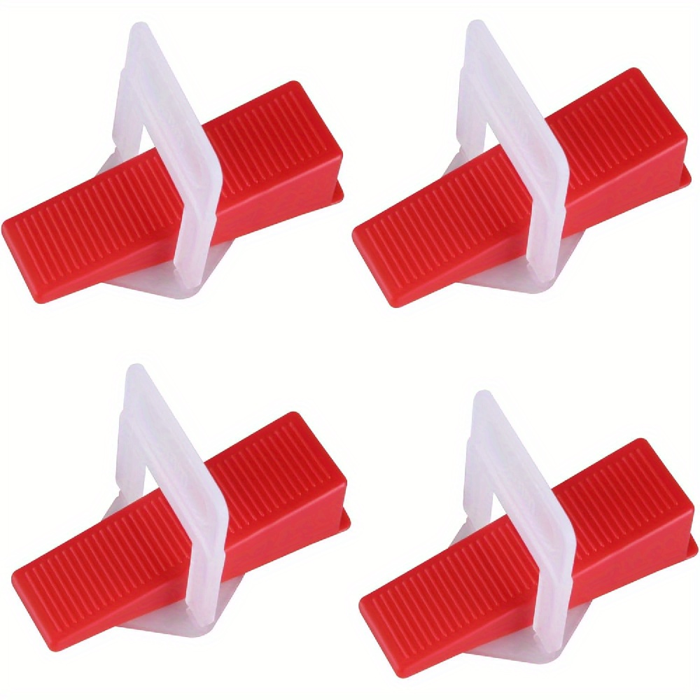 Image of 600pcs Tile Leveling System Kit- 2mm Joint Spacers With 100 Wedges For 3-12mm Height Tiles- Professional Laying Aid For Floor& Wall Tiling