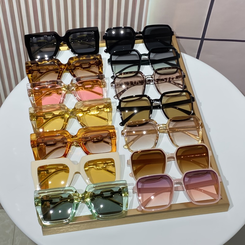 12pcs/14pcs Women' Frame Set | Stylish And Easy European And Glasses, With Durable Pc Frames And Dyed Lenses, Perfect For Parties And