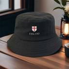 england 2 white print bucket hat lightweight breathable polyester fisherman sun hat with for outdoor sports road trips and music festivals outdoor sports bucket hat breathable fabric