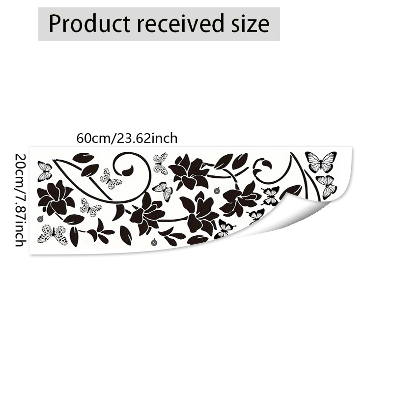 Image of Self-adhesive & Wall Stickers Suitable For Pvc Removable Decals - Strips For Glass Doors, Shower Enclosures, Mirrors - & Stick, Residue-free Removal, -free Plastic Wallpaper For Walls, Tiles