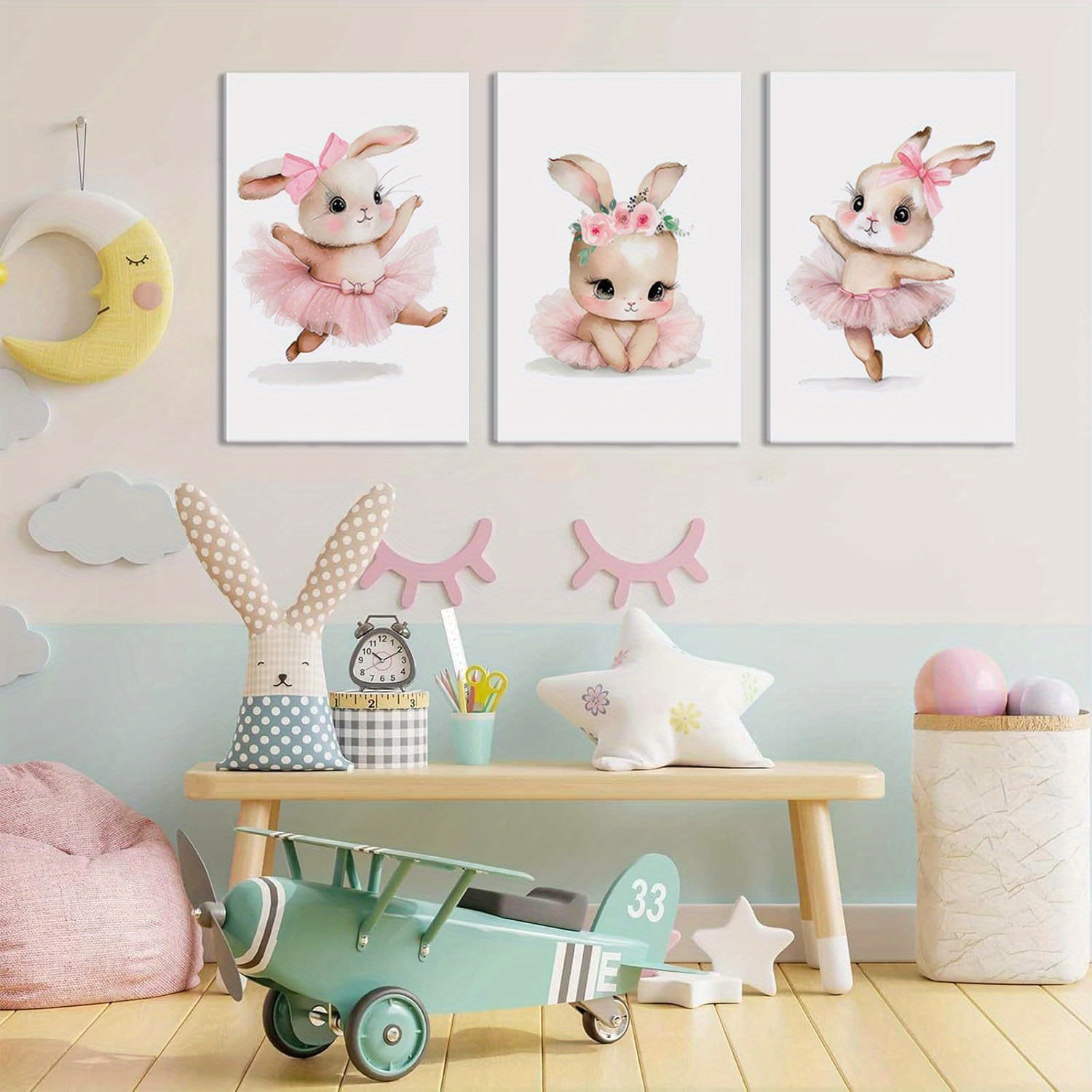 Baby Room Decor Nursery Canvas Wall Art 3pcs Canvas Wall Art For