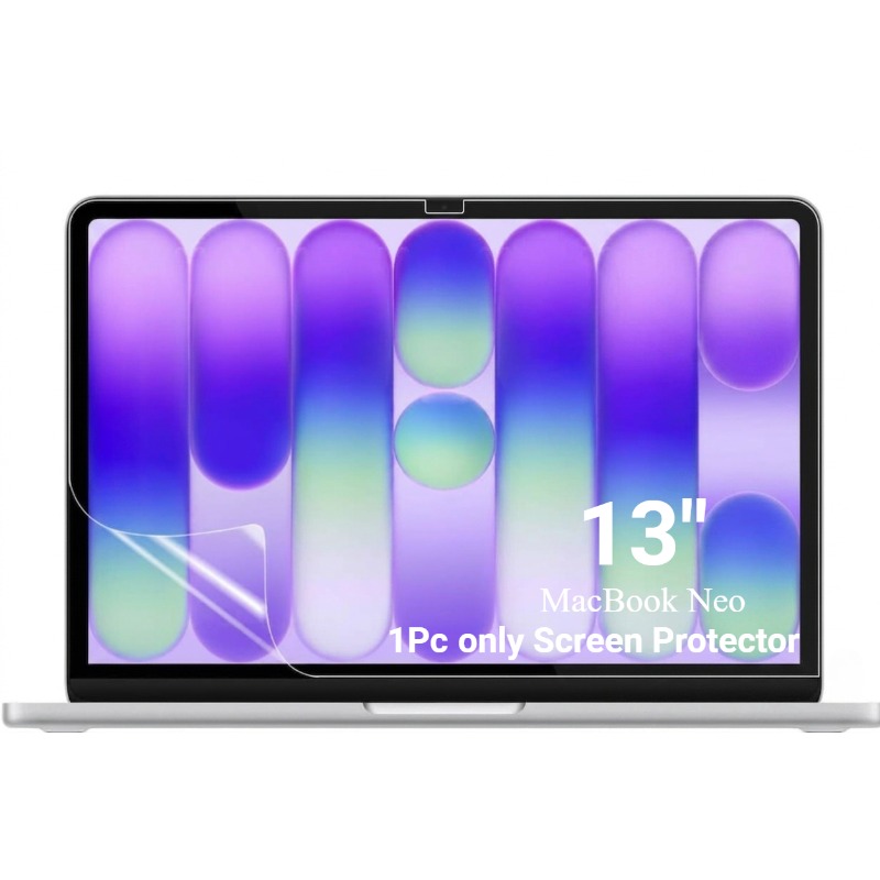 1pc screen protector for macbook neo  3404 a18 2026 hd anti fingerprint scratch resistant film laptop accessories for home   upgrade  