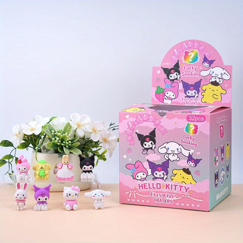 

32pcs Box Sanrio My Kuromi Cinnamoroll Doll Toy For Box