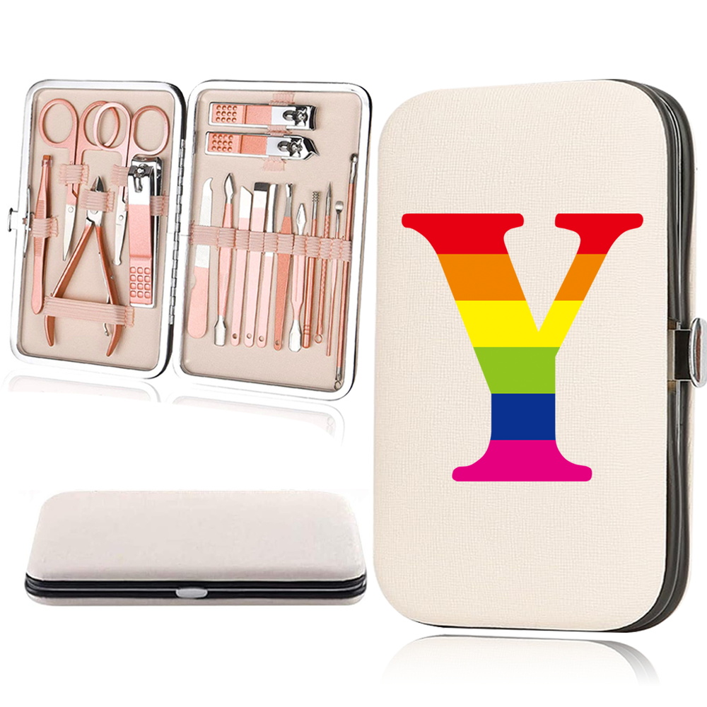 18pcs Nail Clippers Set with Portable Storage Case
