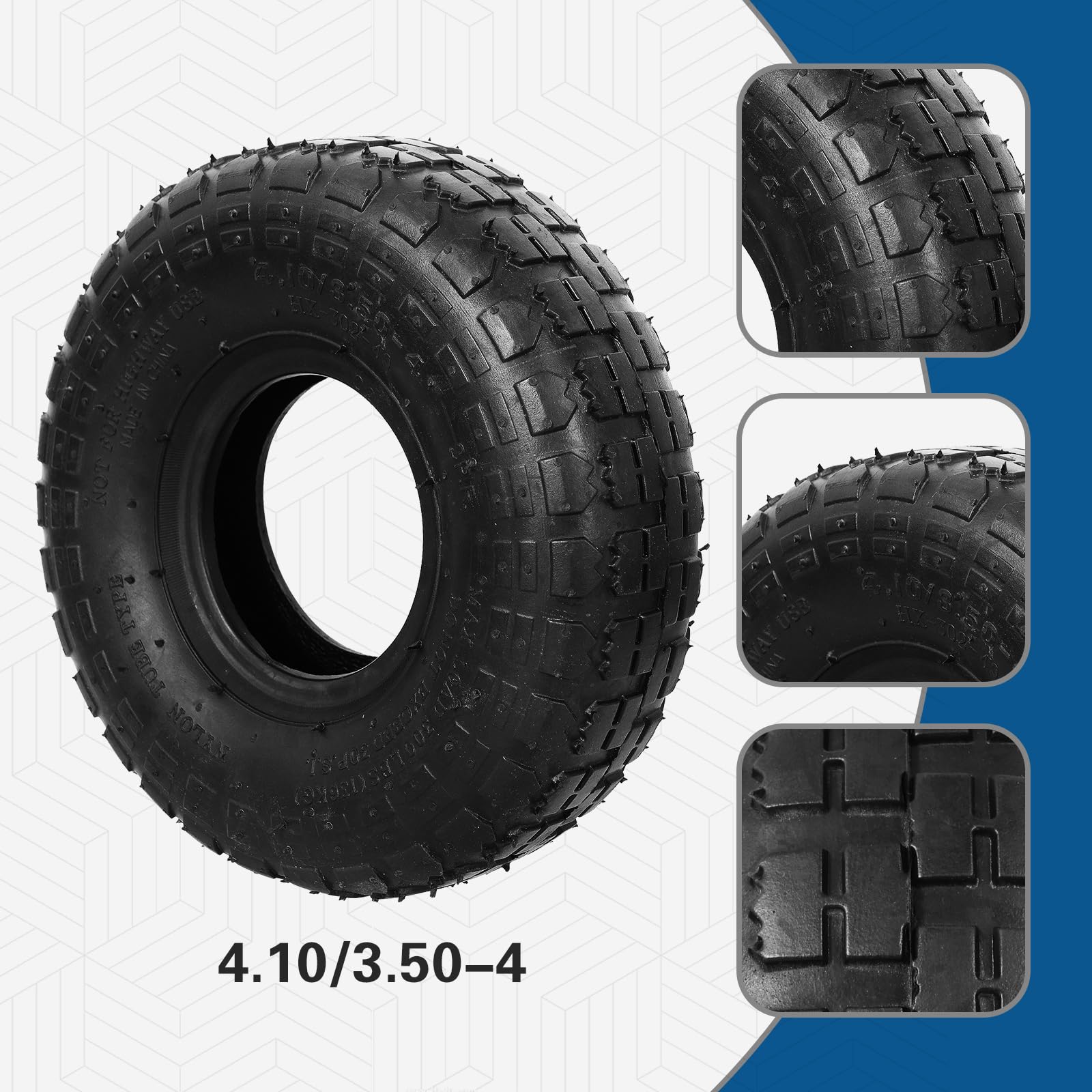   3 50 4 410 350 4   4 tire and inner tube with bent   stem replacement for warehouse cars scooter wheel hand truck lawn mower   wheelbarrow compatible 3 00 4 260x85 tire parts off road