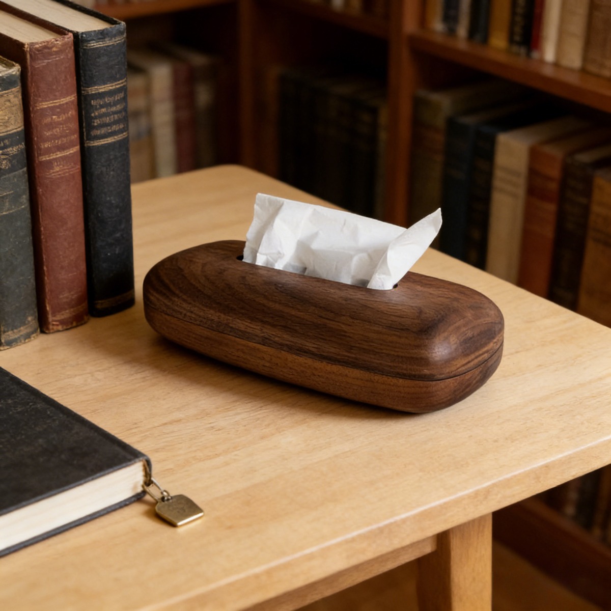 1pc Tissue Box with Removable Lid Paper Holder Napkin Organizer Smooth Extraction Effortless Refill Sleek Stylish Appearance Stable Non-Slip Base Neat Storage Solution for Living Room Coffee Table Desktop Indoor Daily Use