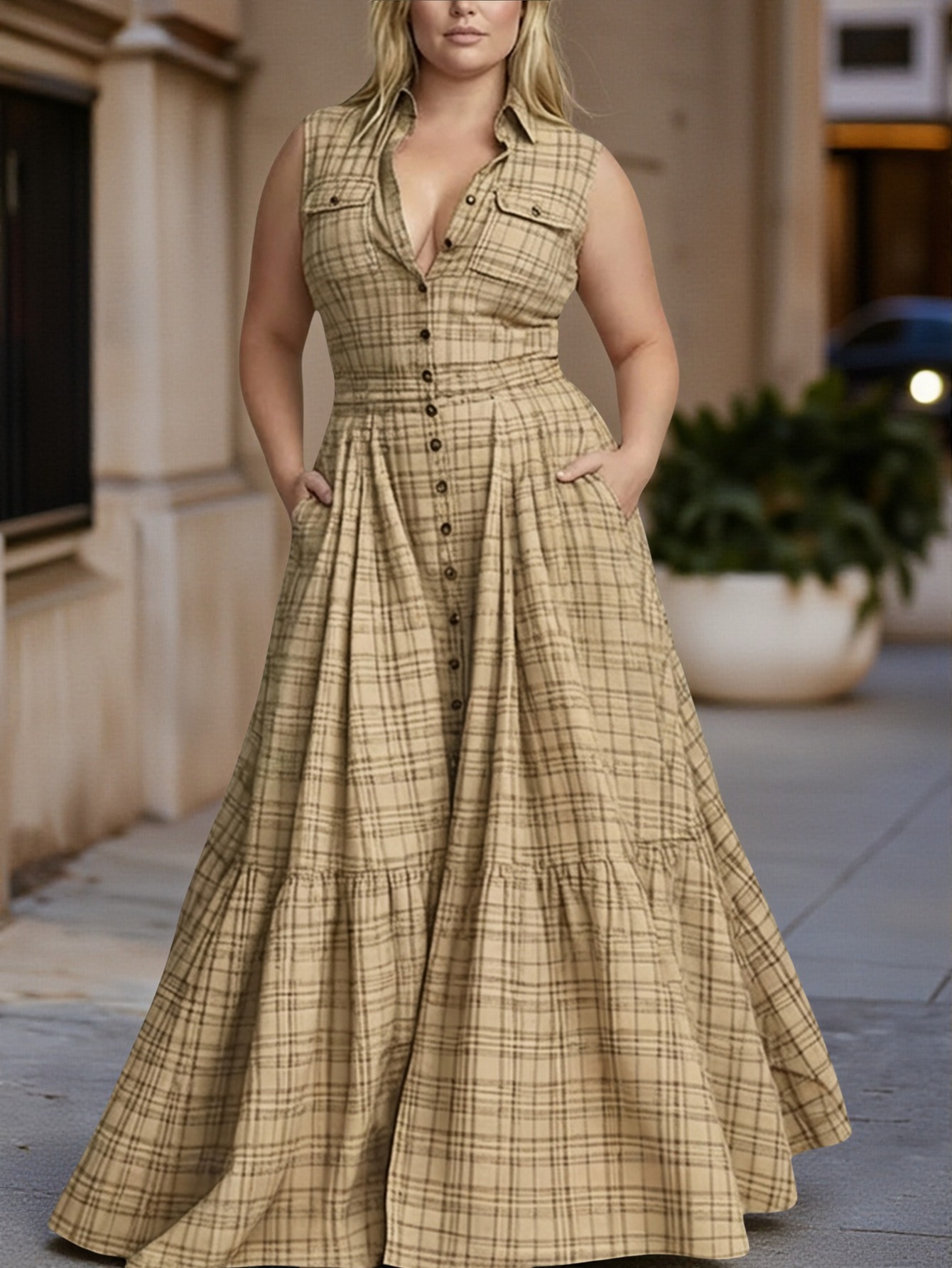 slim fit dress slacks SheIn |Plus Size Vintage Elegant Mandarin Collar Valentine's Day Fitted Lace Dress main image 0