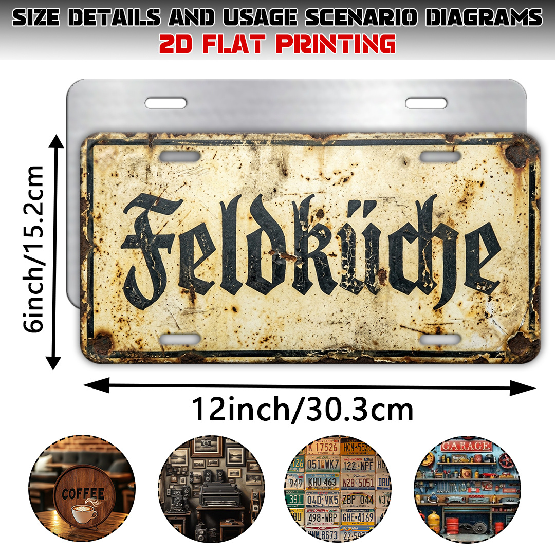 TEMU 2d Flat, [jit]2d Flat, [2d Flat] 1pc, Sign, Holiday Decor, (12'x6'), Outdoor Wall Decor, Suitable For Courtyard, Porch, Garden, Patio, Fence