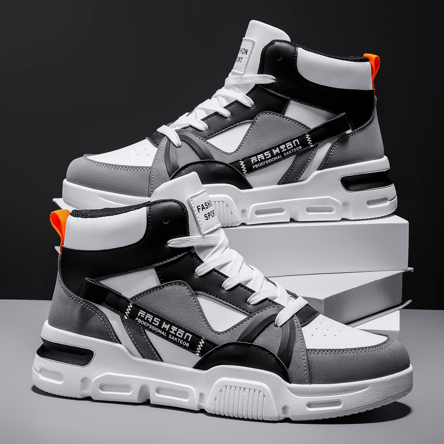 Alternative view of [Zapatillas deportivas] Botas de senderismo para hombre, nueva colección de primavera | Corte medio con cordones…