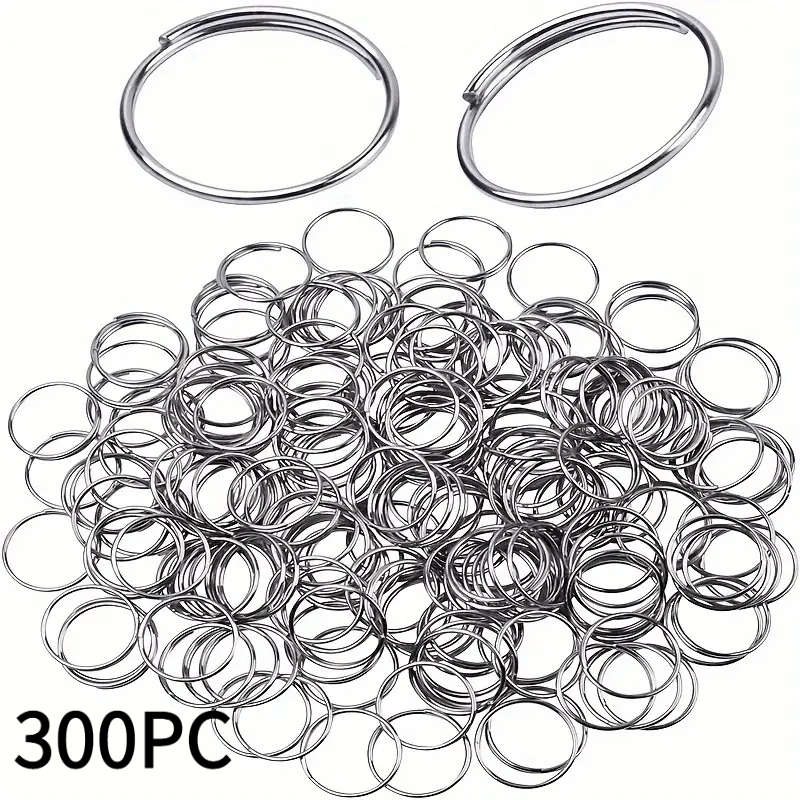 TEMU 300 pièces de connecteurs pour bijoux DIY, accessoires de chaîne pendentif, anneaux de pour créations artisanales