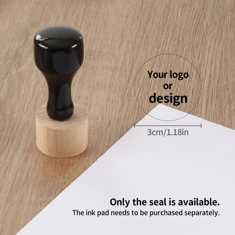 TEMU Multifunctional Customized Sealsupports Customizing Exclusive Logo And Brand Patterns. Used For Stamping On Paper Cups And Tote Bags. Quickly