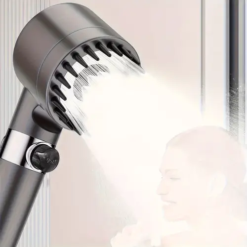 high pressure shower head with 5 filters wall mounted luxury bathroom painted christmas decoration