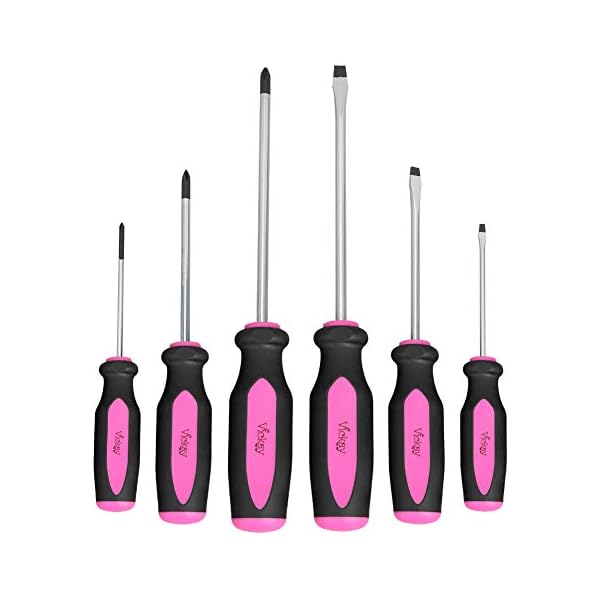 6pcs magnetic screwdriver set with slotted & phillips heads, heavy duty rust-resistant metal/plastic construction, permanent magnetic tips & ergonomic non-slip handle -   color-coded diy tool kit for  ,  , electronics, furniture assembly (no power required),   tools, electronics repair,  , sturdy construction, precision tools, hand tool collection, craft enthusiasts, professional repair, precision screwdriver set, tool set Product details 4