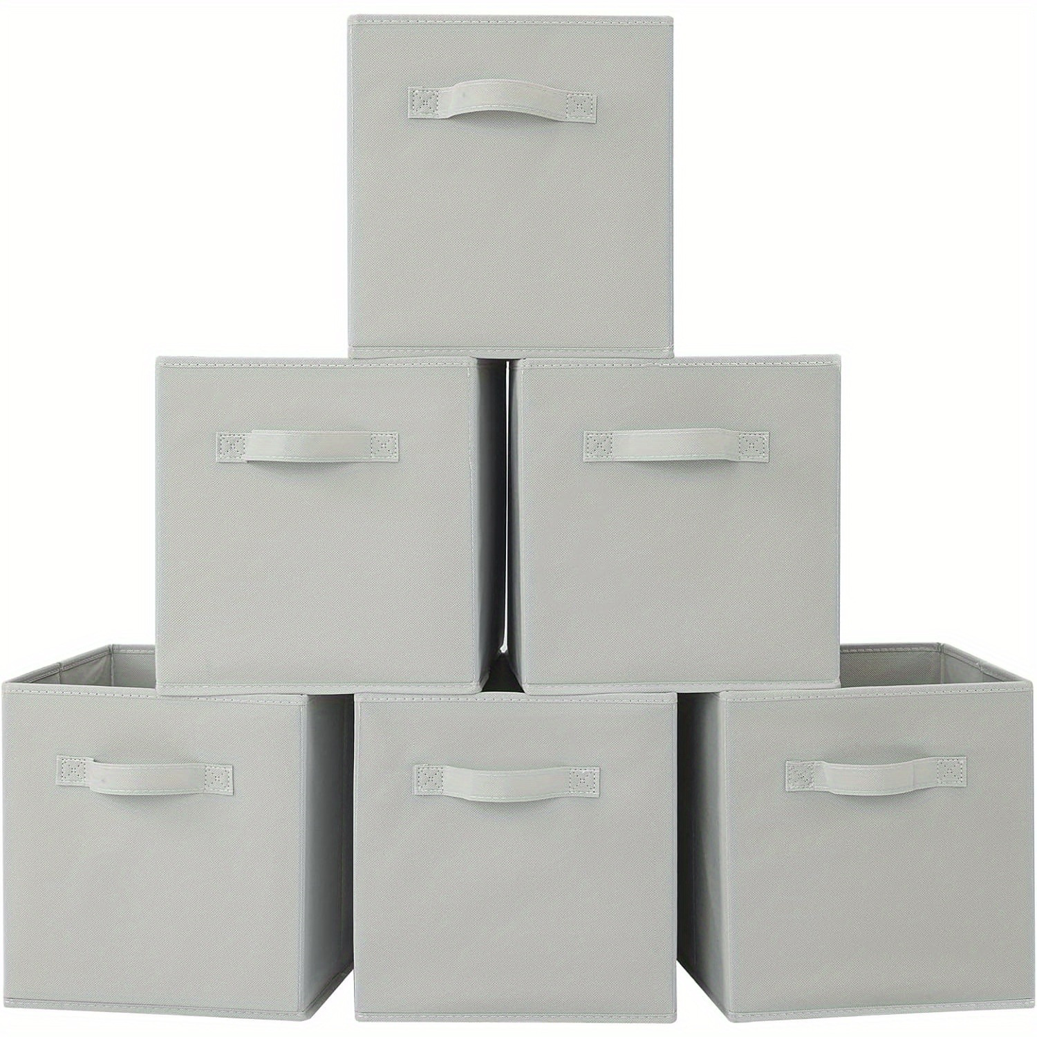 fun and durable colorful storage cubes with foldable handles suitable for home closet toy organization office supplies and holiday decoration storage 0