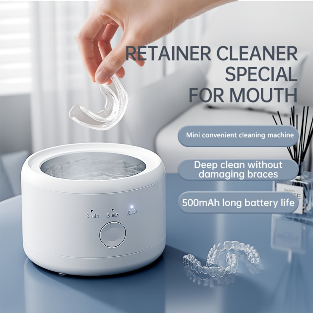Portable USB Rechargeable Denture Cleaning Device