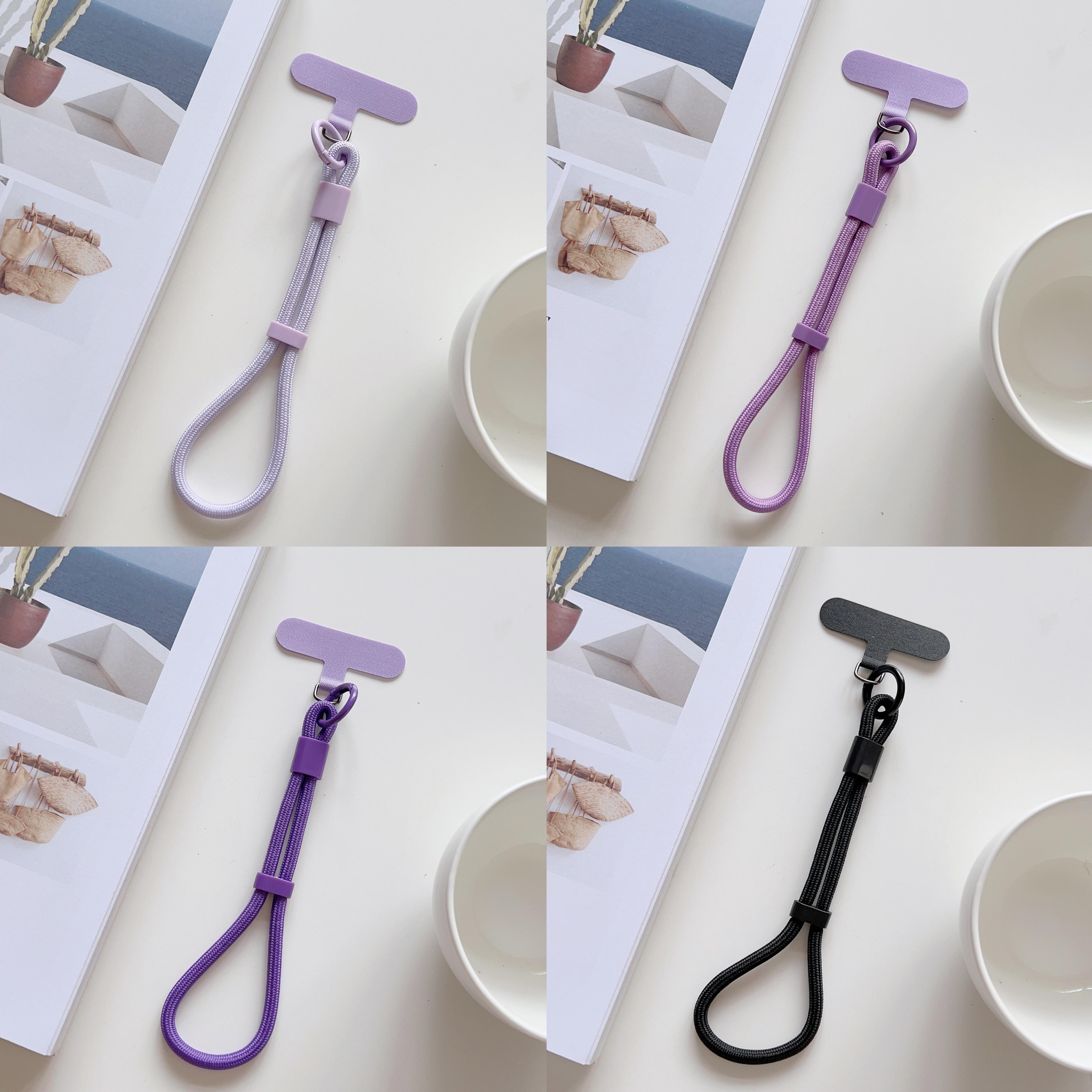 TEMU 4 pièces Lanière de Téléphone Longue en Réglable - Sangle de Poignet et Bandoulière avec Crochet Détachable, pour les Sports Air, les et l' -