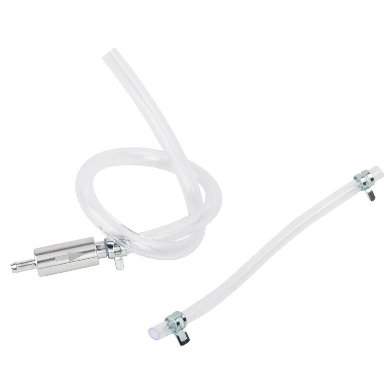 Image of Car Clutch Brake Bleeder Hose Hydraulic Clutch 1 Way Valve Tube Bleeding Tool Replacement Adapter Kit Auto Accessories