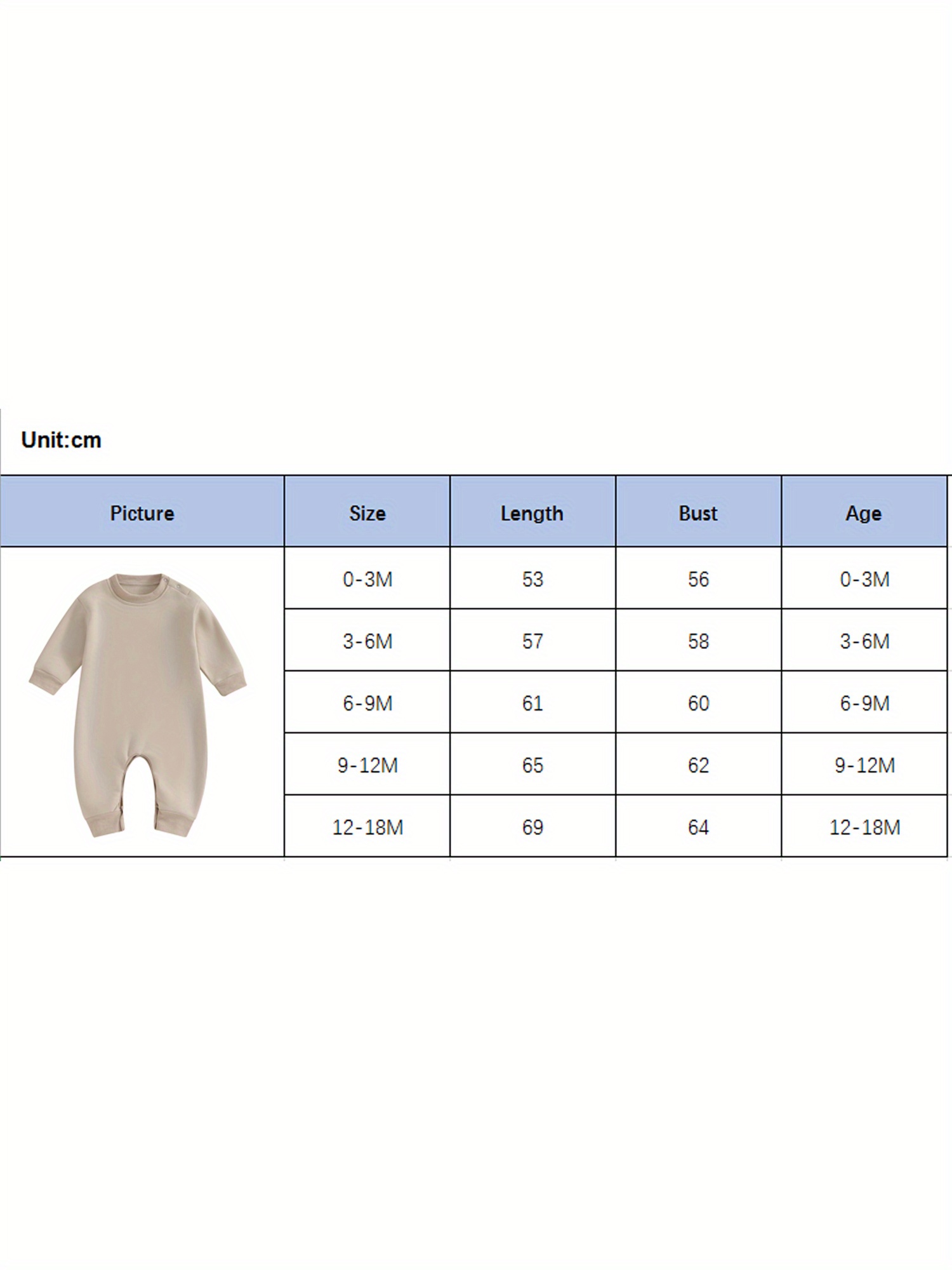 Toddler Baby Sweatshirt Romper Solid Color Fleece Long Sleeve