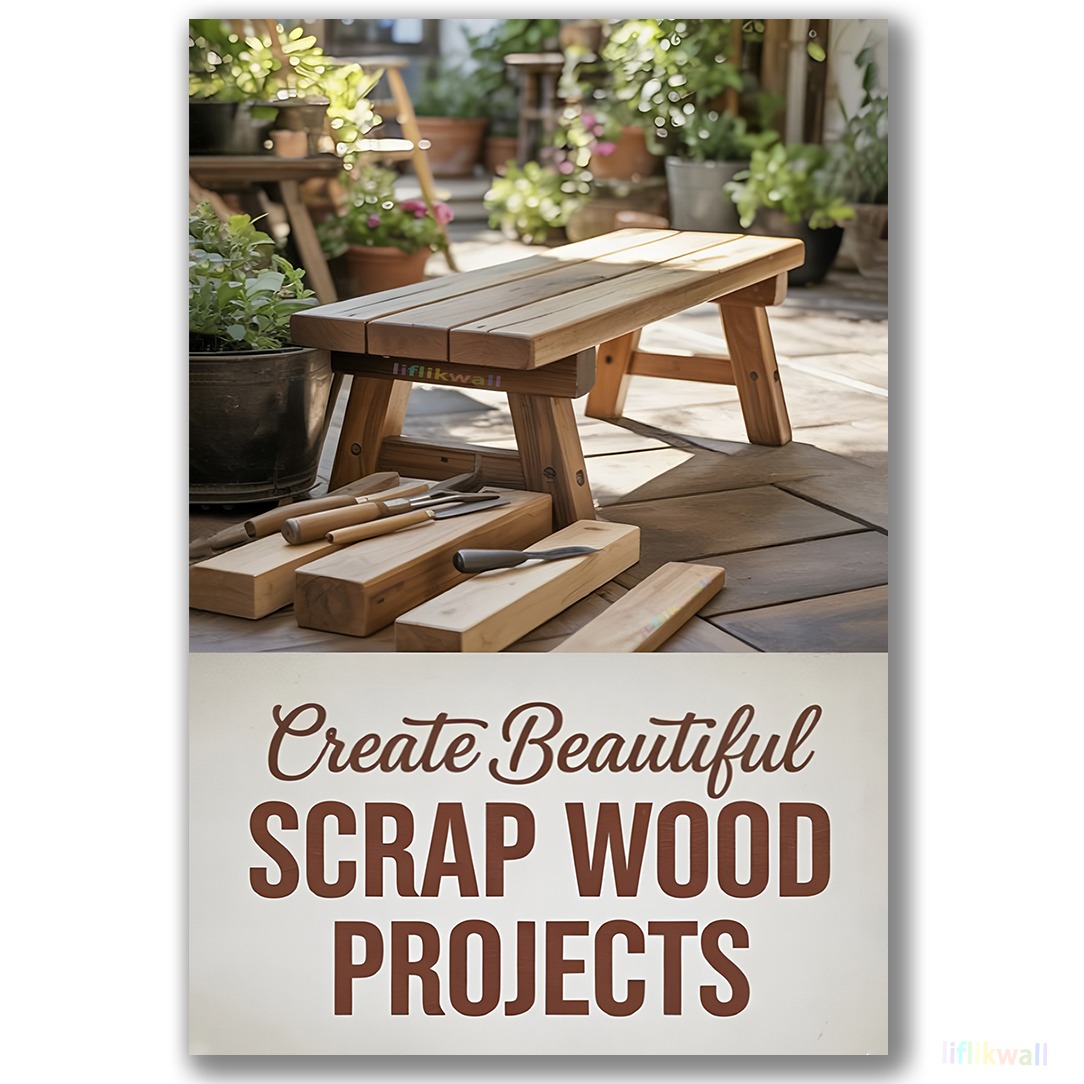 TEMU 1pc Liflikwall Woodworking Book For Beginners: Step--step Diy Manual With, Patterns & Craft Guides - Suitable For Adults, Fathers Day Gifts,