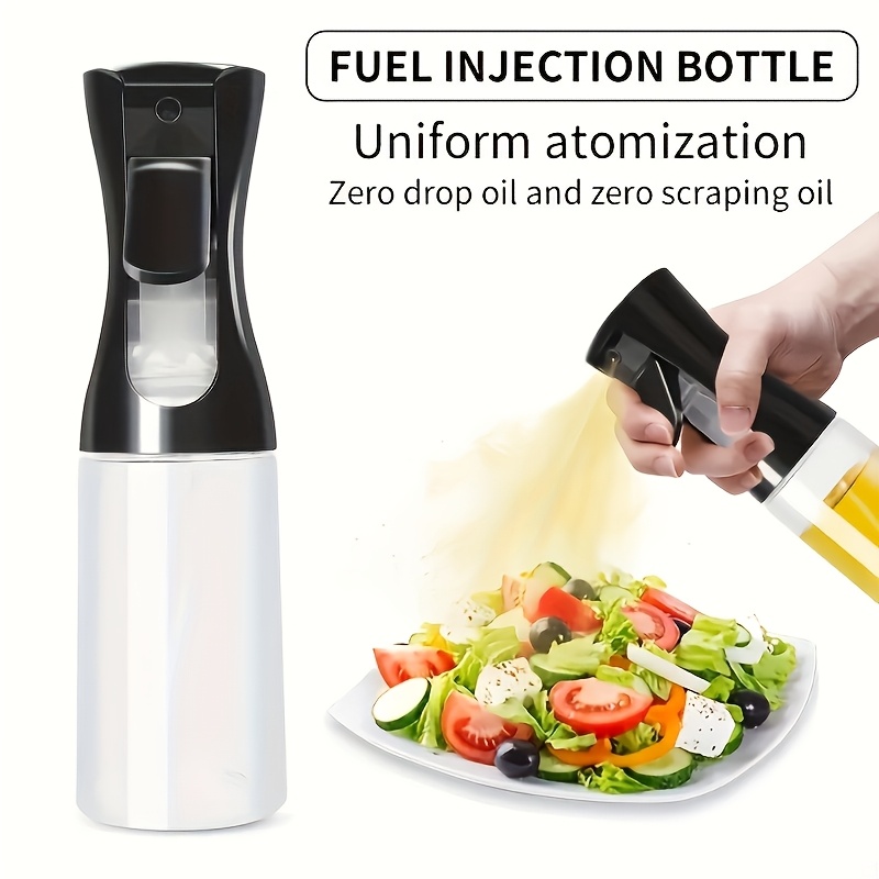 1pc BPA-Free Plastic Oil Sprayer Bottle - Leak-Proof Dual-Use Olive Oil & Vinegar Dispenser with Mist & Stream Functions, Perfect for Cooking, Grilling, and Salad Dressing, Cooking Oil Sprayer | Modern Kitchen Accessory | Durable Plastic Bottle, Oil Sprayer for Cooking
